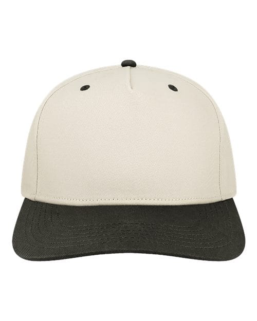 HTA-Heritage Twill Cap in Stone/ Black