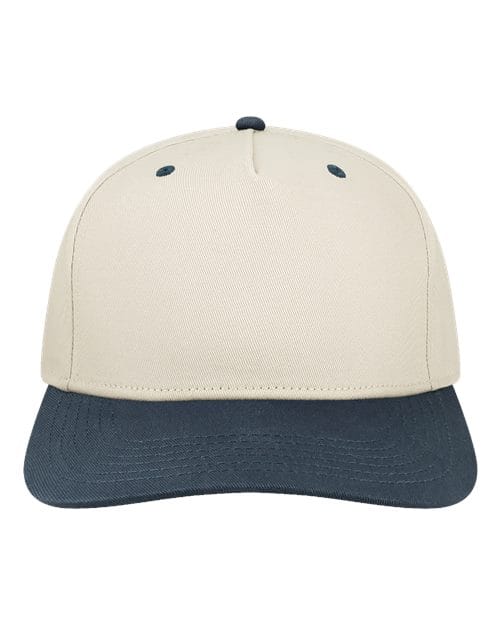 HTA-Heritage Twill Cap in Stone/ Navy