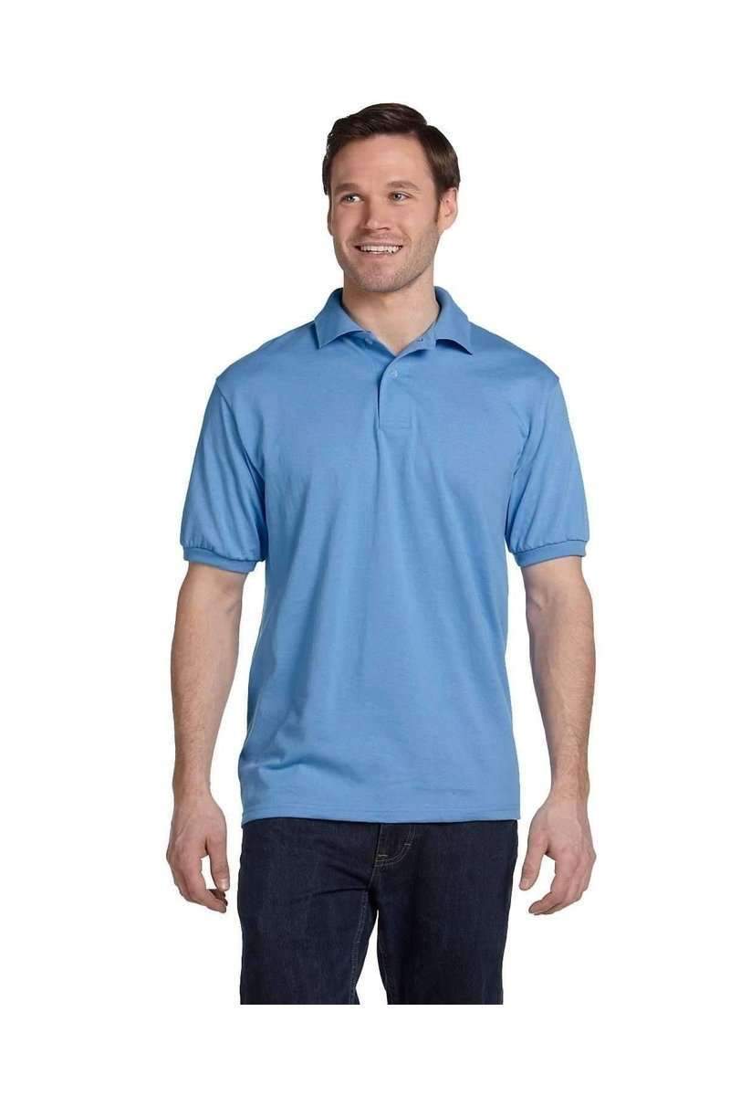 Hanes 054: Ecosmart Polo in Carolina