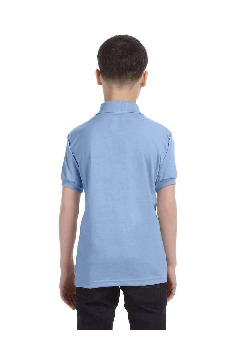 Hanes 054Y Jersey Knit Youth Wholesale Polo in 