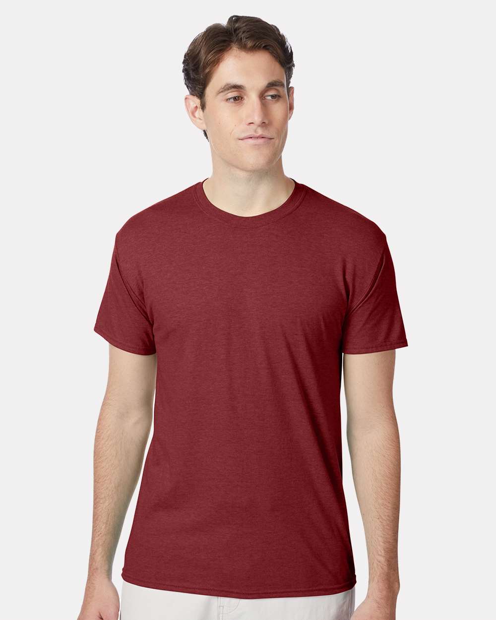 Hanes T-Shirts S / Athletic Cardinal Heather Hanes 42TB Adult X-Temp Triblend T-Shirt