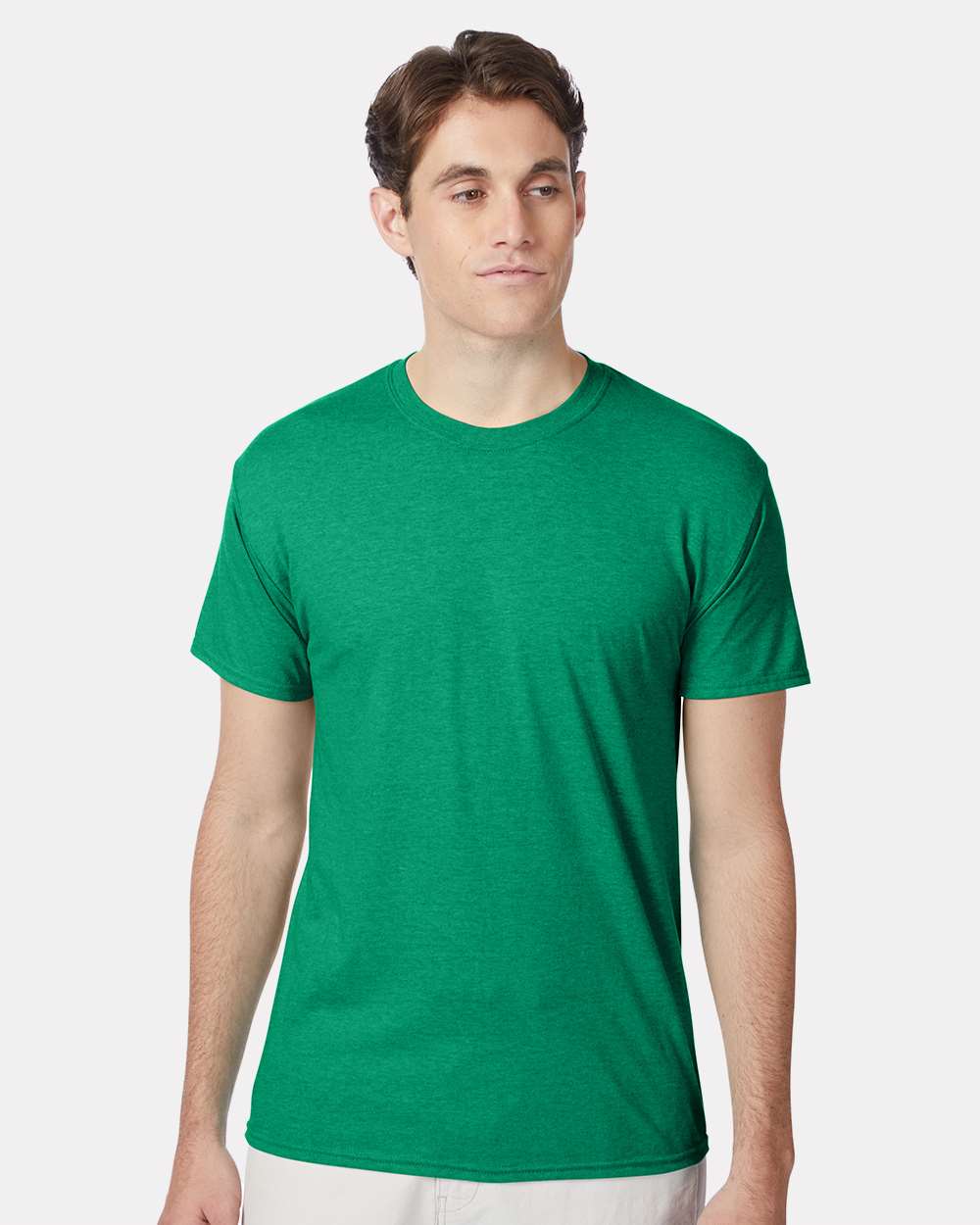 Hanes T-Shirts L / Kelly Green Heather Hanes 42TB Adult X-Temp Triblend T-Shirt