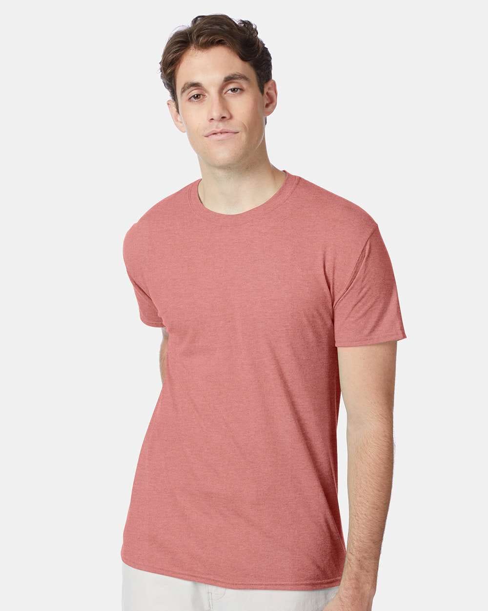 Hanes T-Shirts L / Mauve Heather Hanes 42TB Adult X-Temp Triblend T-Shirt