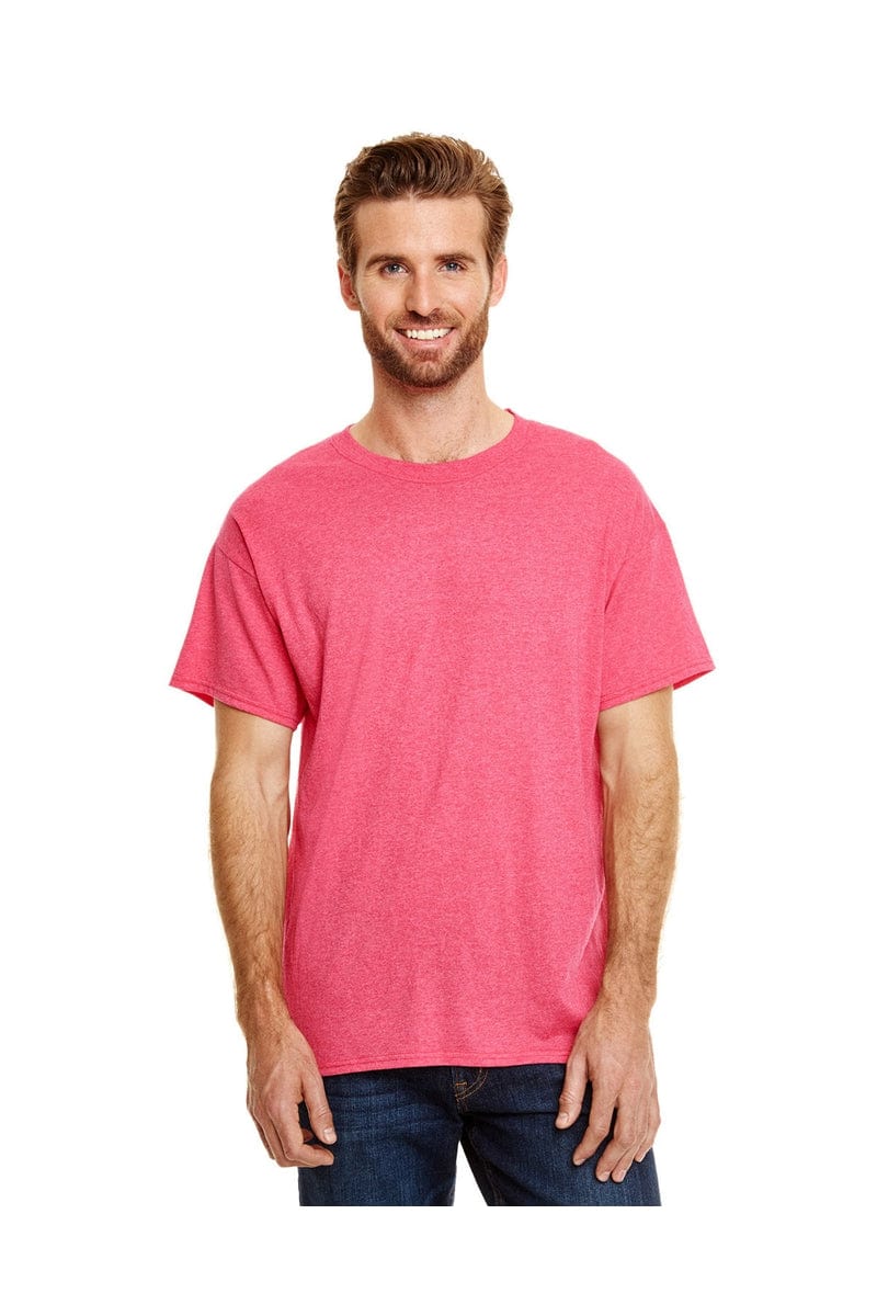Hanes 42TB: Adult X-Temp Triblend T-Shirt in Red Triblend