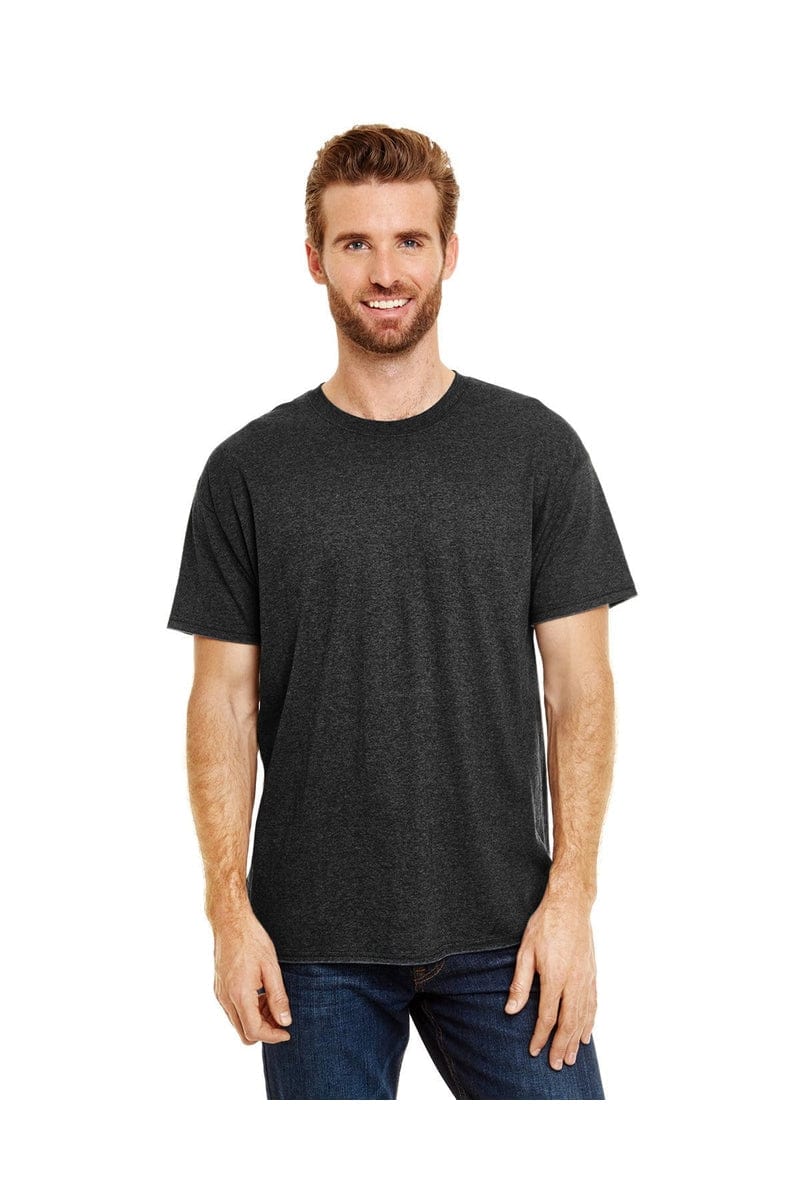 Hanes 42TB: Adult X-Temp Triblend T-Shirt in Sol Black Trblnd