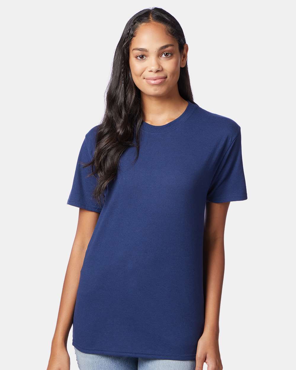 Hanes T-Shirts S / Solid Navy Triblend Hanes 42TB Adult X-Temp Triblend T-Shirt