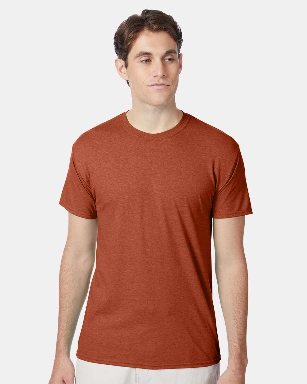Hanes T-Shirts L / Texas Orange Heather Hanes 42TB Adult X-Temp Triblend T-Shirt