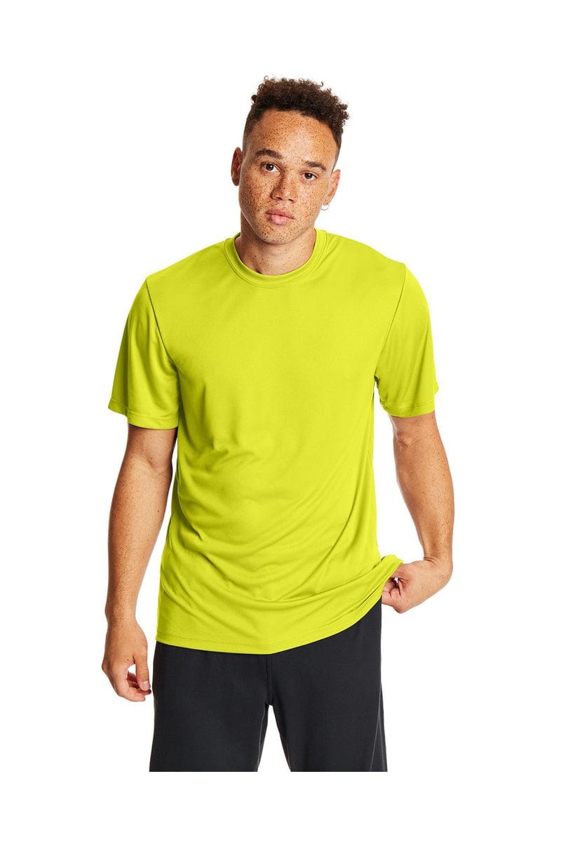 Hanes 4820 Cool Dri Performance T-Shirt in Safety Green