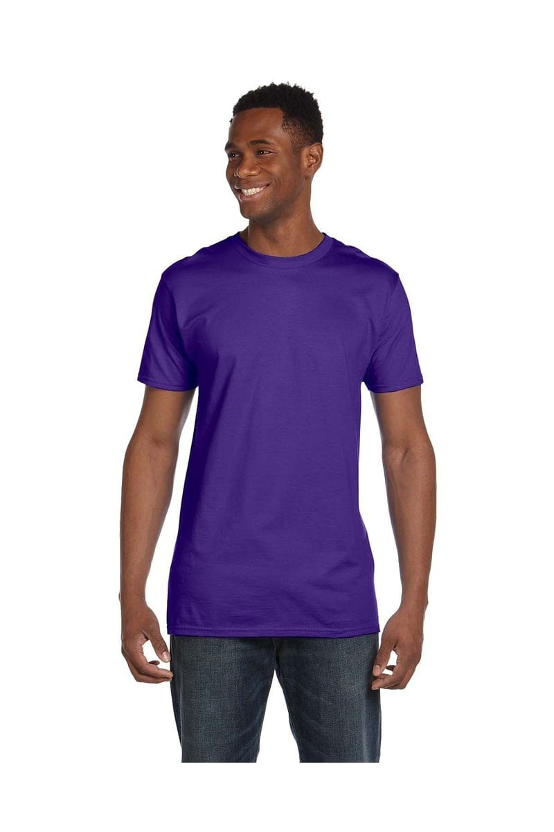 Hanes 4980: Adult 4.5 oz., 100% Ringspun Cotton nano-T T-Shirt in 