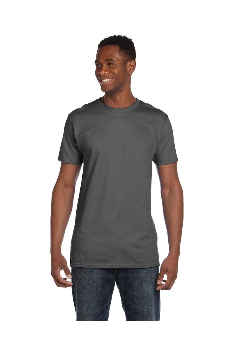 Hanes 4980: Adult 4.5 oz., 100% Ringspun Cotton nano-T T-Shirt in 