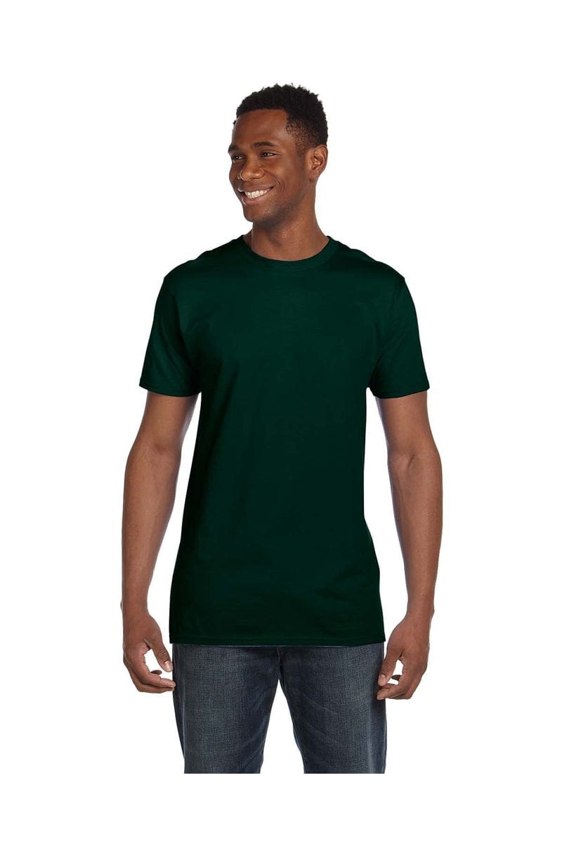 Hanes 4980: Adult 4.5 oz., 100% Ringspun Cotton nano-T T-Shirt in 