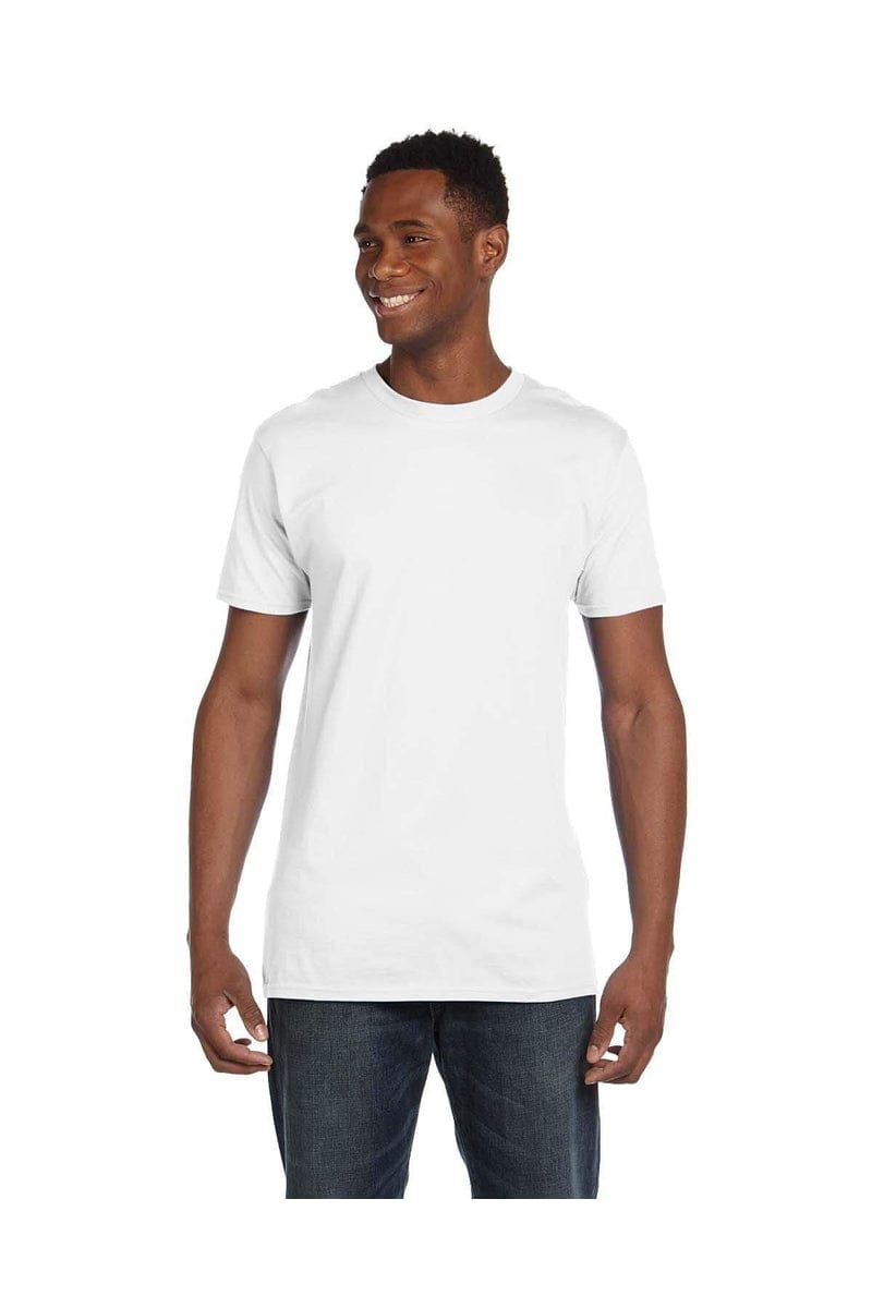 Hanes 4980: Adult 4.5 oz., 100% Ringspun Cotton nano-T T-Shirt in 