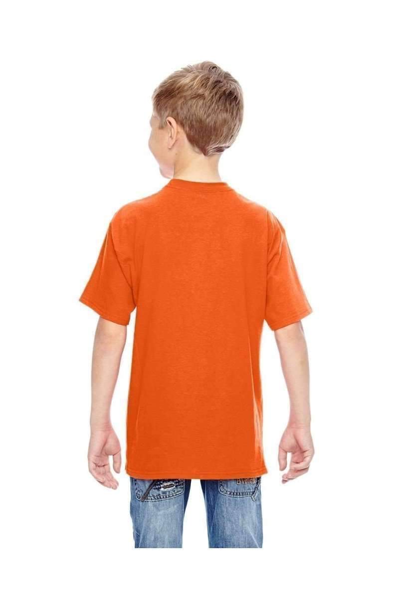 Hanes 498Y 100% Ringspun Cotton Youth T-Shirt in 