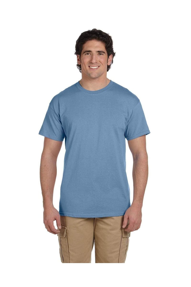 Hanes 5170: Unisex 5.2 oz., 50/50 Ecosmart T-Shirt in Stonewashed Blue