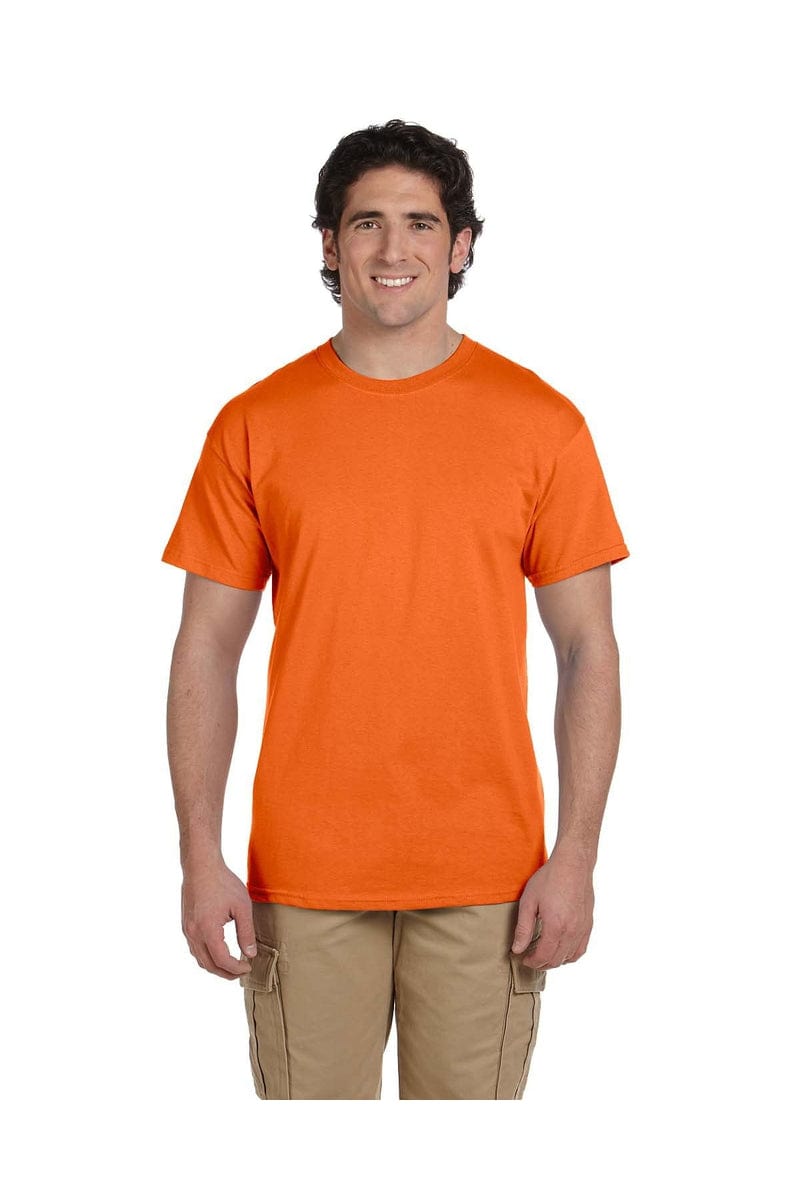 Hanes 5170: Unisex 5.2 oz., 50/50 Ecosmart T-Shirt in Orange