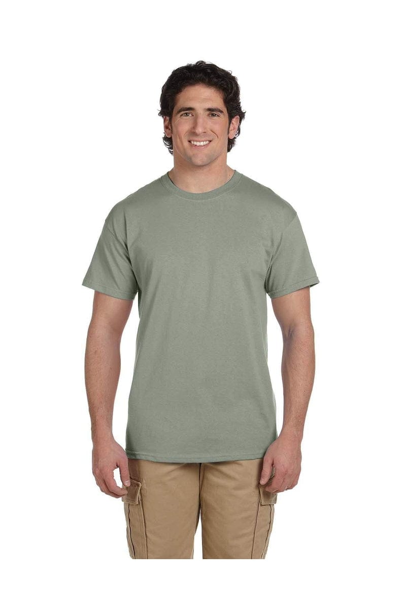 Hanes 5170: Unisex 5.2 oz., 50/50 Ecosmart T-Shirt in Stonewash Green