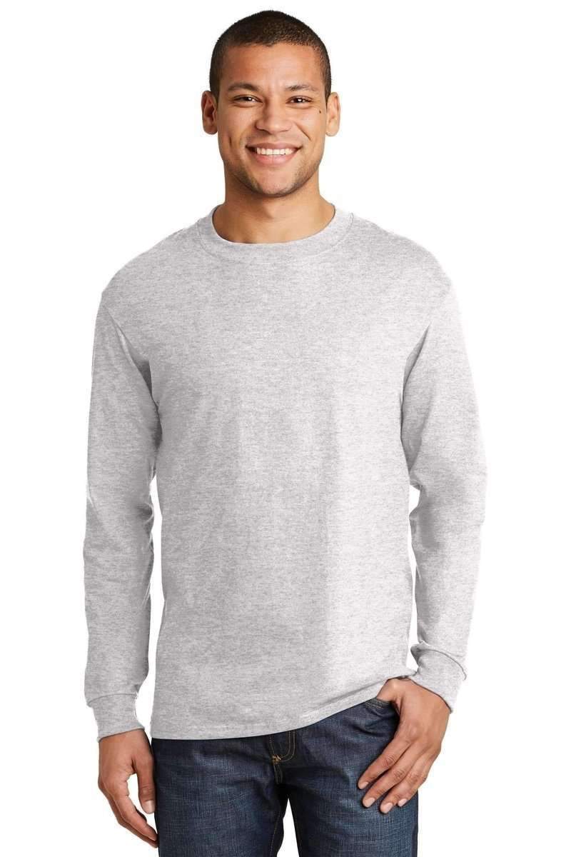Hanes 5186 100% Cotton, Long-sleeved Tee in 