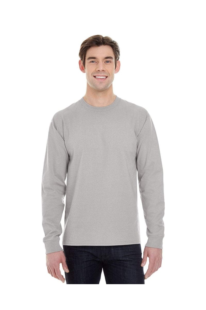 Hanes 5186: Adult 6.1 oz. Long-Sleeve Beefy-T, Basic Colors in 