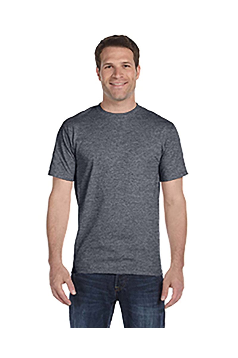 Hanes 518T: Men's Tall 6.1 oz. Beefy-T in Charcoal Heather