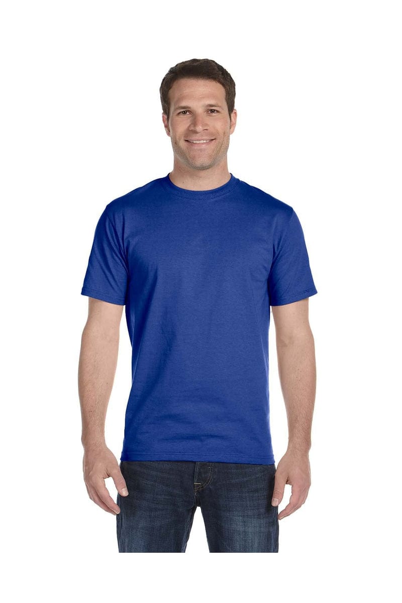 Hanes 518T: Men's Tall 6.1 oz. Beefy-T in Deep Royal