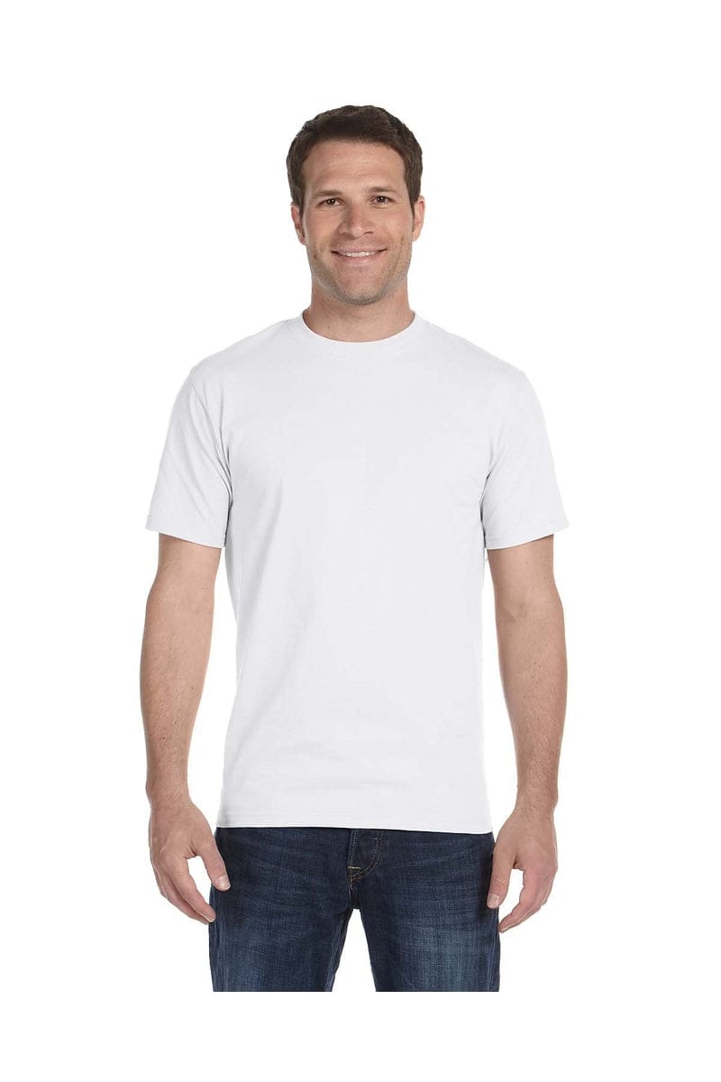 Hanes 518T: Men's Tall 6.1 oz. Beefy-T in White
