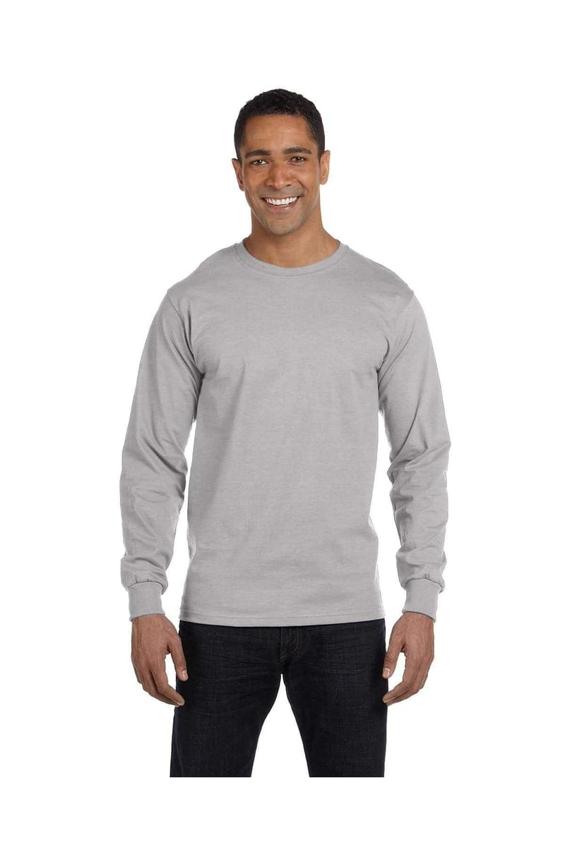 Hanes 5286: Men's 5.2 oz. ComfortSoft Cotton Long-Sleeve T-Shirt in 