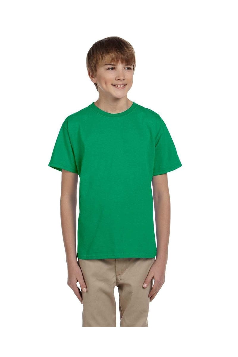 Hanes 5370: Youth 5.2 oz., 50/50 EcoSmart T-Shirt, Basic Colors in 