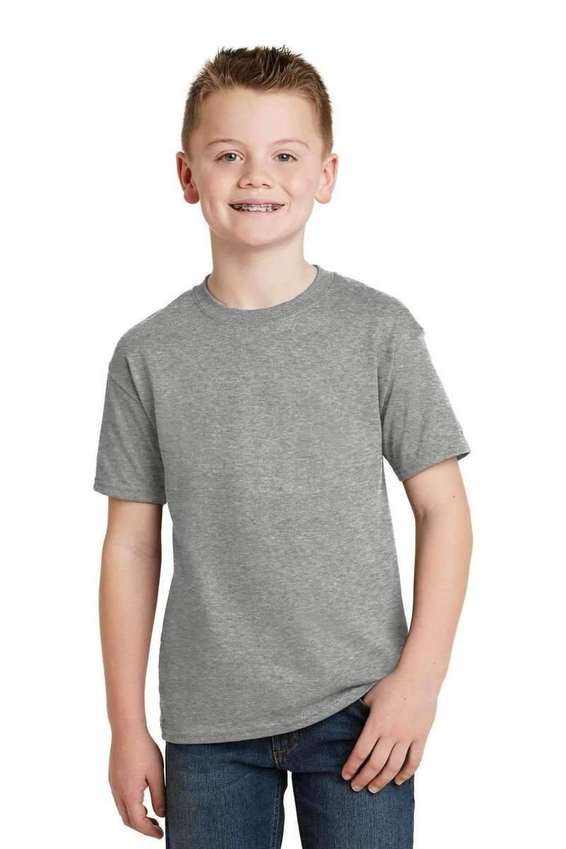 Hanes 5370 Youth EcoSmart 50/50 Cotton/Poly T-Shirt in 