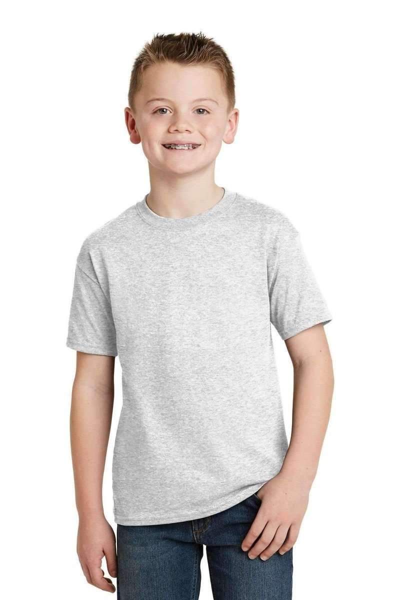 Hanes 5370 Youth EcoSmart 50/50 Cotton/Poly T-Shirt in 
