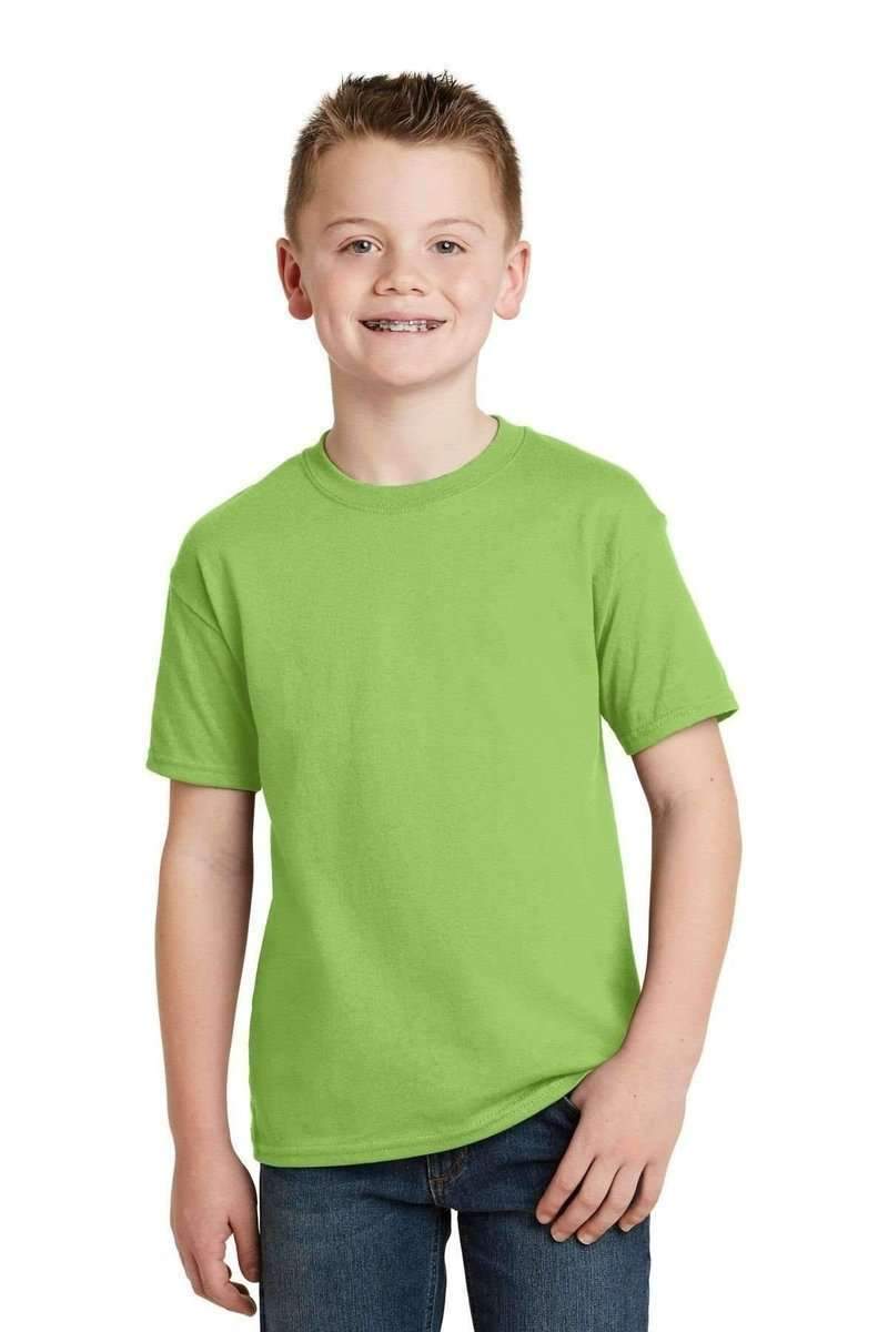 Hanes 5370 Youth EcoSmart 50/50 Cotton/Poly T-Shirt in 