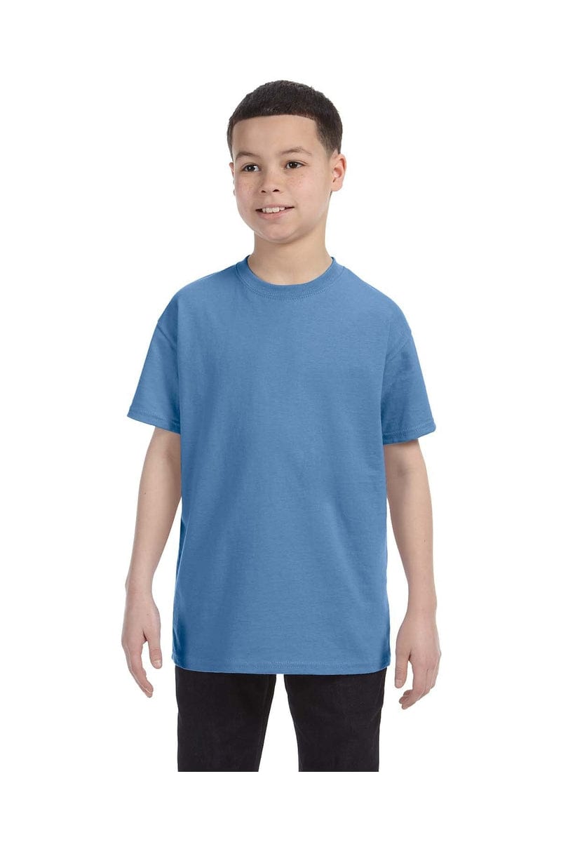 Hanes 54500: Youth 6.1 oz. Tagless T-Shirt in Carolina Blue