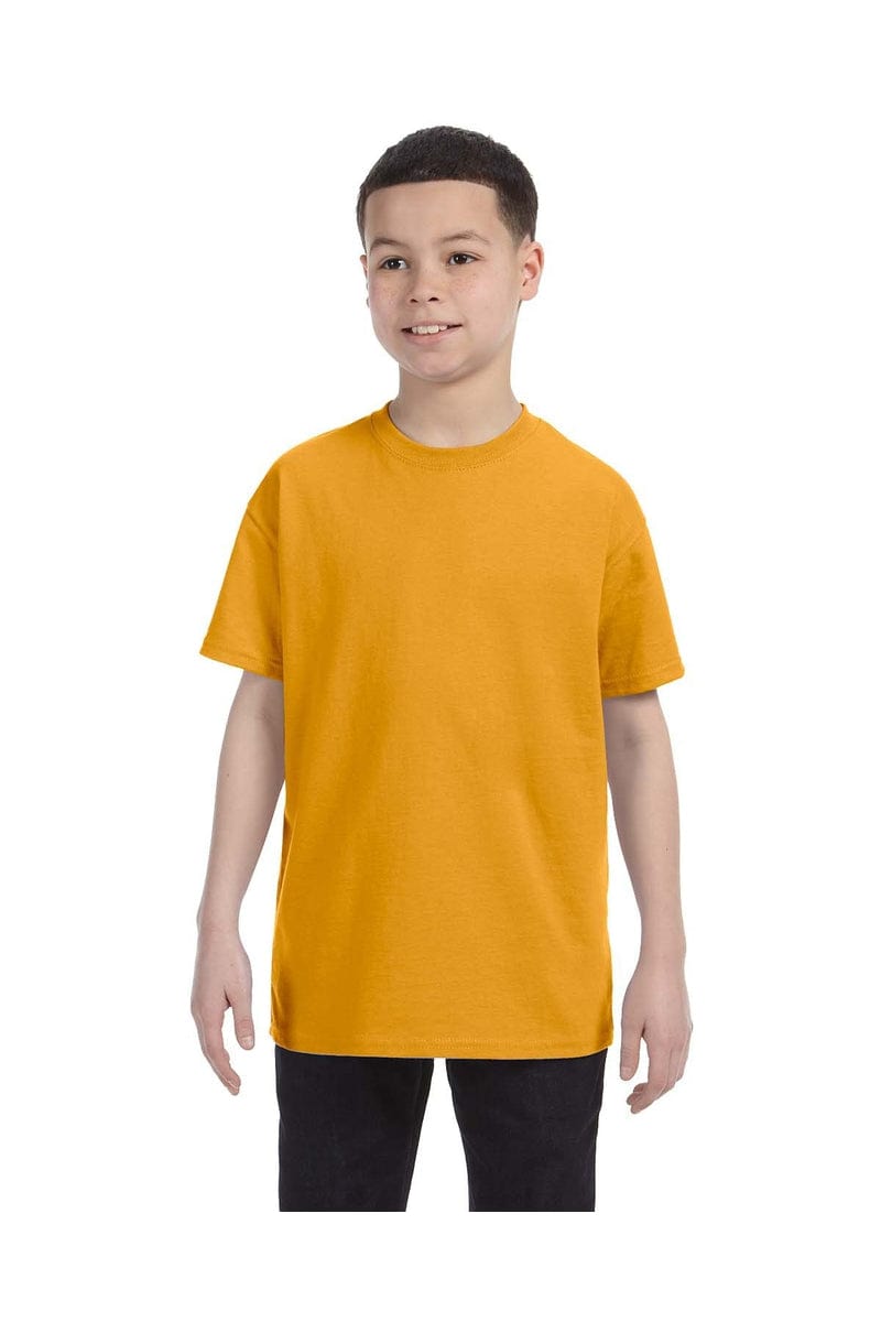 Hanes 54500: Youth 6.1 oz. Tagless T-Shirt in Gold
