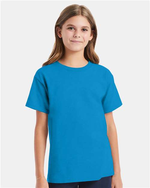 Hanes 539 Hanes 5480 Youth 5 oz. Cotton T-Shirt