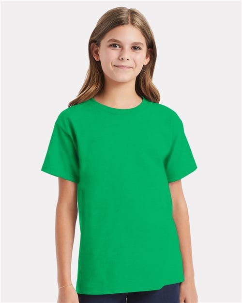 Hanes 5480 Youth 5 oz. Cotton T-Shirt in 