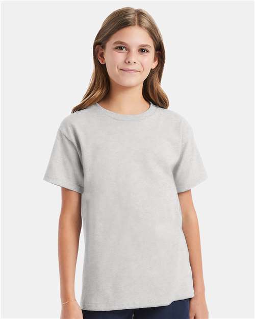 Hanes 5480 Youth 5 oz. Cotton T-Shirt in 