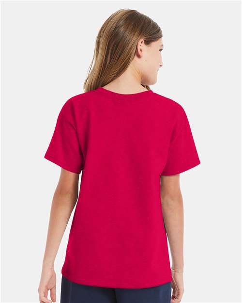 Hanes 5480 Youth 5 oz. Cotton T-Shirt in 