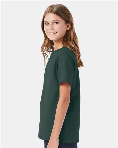 Hanes 5480 Youth 5 oz. Cotton T-Shirt in 