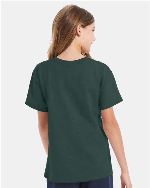 Hanes 5480 Youth 5 oz. Cotton T-Shirt in 