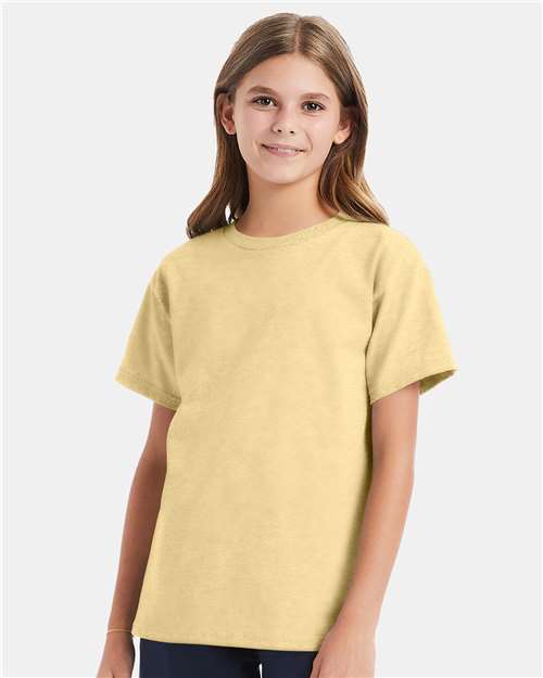 Hanes 5480 Youth 5 oz. Cotton T-Shirt in 