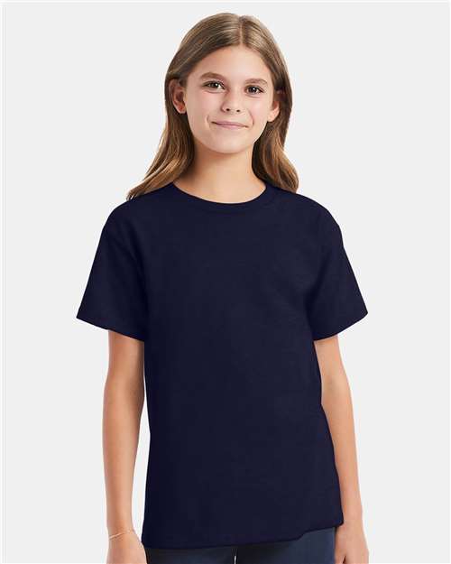 Hanes 5480 Youth 5 oz. Cotton T-Shirt in 