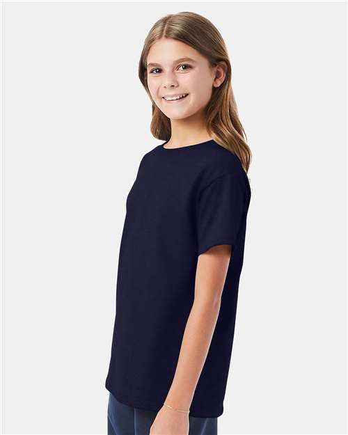 Hanes 5480 Youth 5 oz. Cotton T-Shirt in 