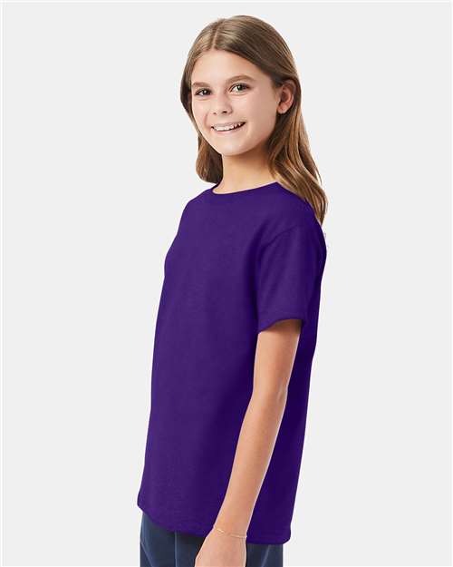 Hanes 539 Hanes 5480 Youth 5 oz. Cotton T-Shirt