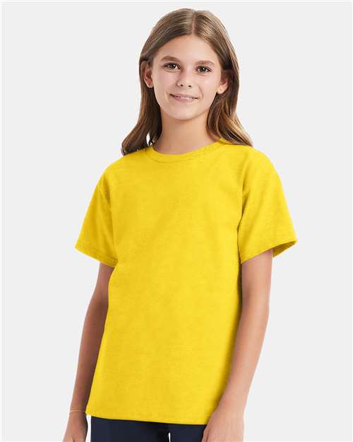 Hanes 539 Hanes 5480 Youth 5 oz. Cotton T-Shirt