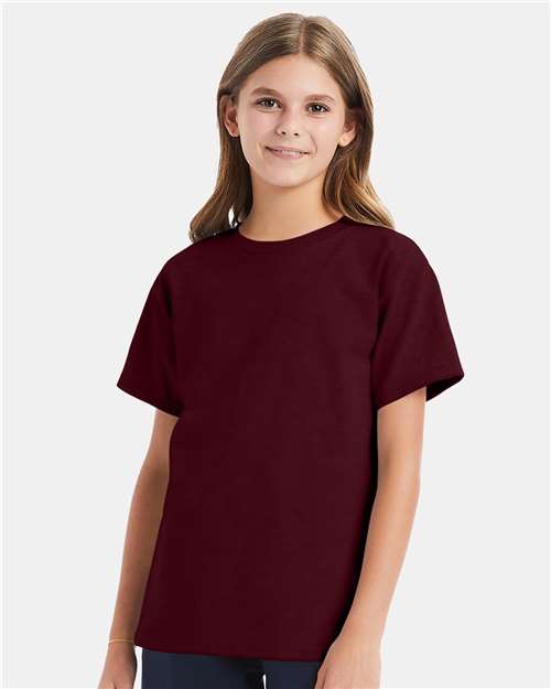 Hanes 539 Hanes 5480 Youth 5 oz. Cotton T-Shirt