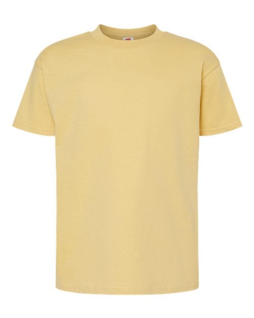 Hanes 5480 Youth 5 oz. Cotton T-Shirt in Athletic Gold