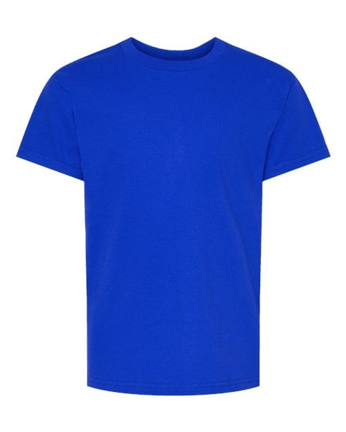 Hanes 5480 Youth 5 oz. Cotton T-Shirt in Athletic Royal