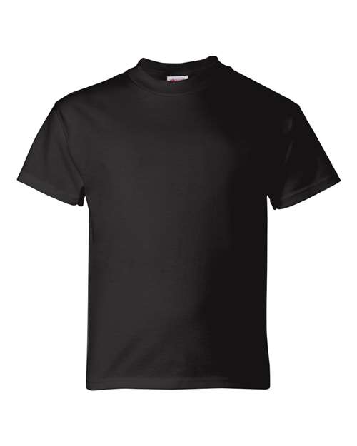 Hanes 5480 Youth 5 oz. Cotton T-Shirt in Black