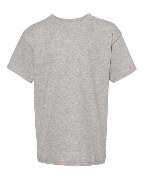 Hanes 5480 Youth 5 oz. Cotton T-Shirt in Oxford Grey