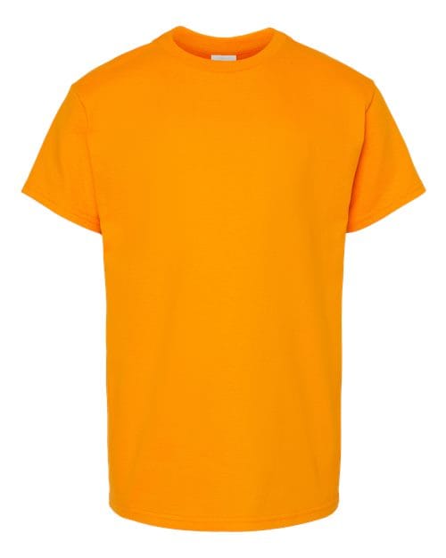 Hanes 5480 Youth 5 oz. Cotton T-Shirt in Tennessee Orange