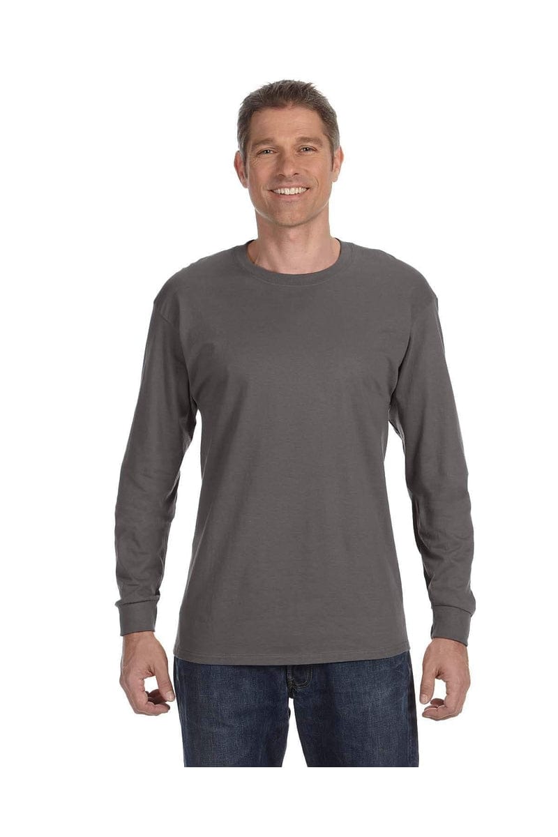 Hanes 5586: Unisex 6.1 oz. Tagless Long-Sleeve T-Shirt in 